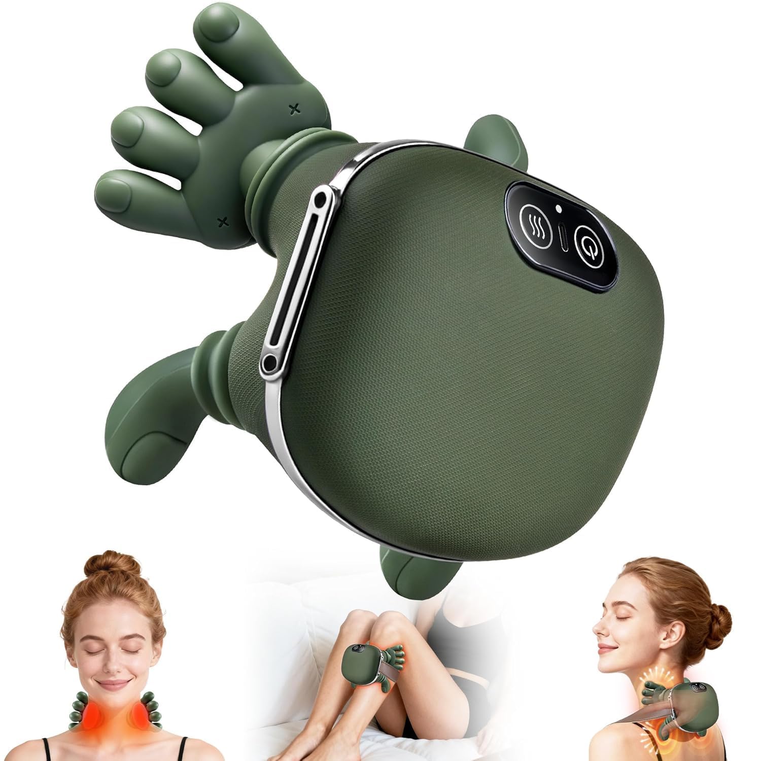 Smart Neck & Shoulder Massager – Rechargeable Deep Tissue Massage Pillow